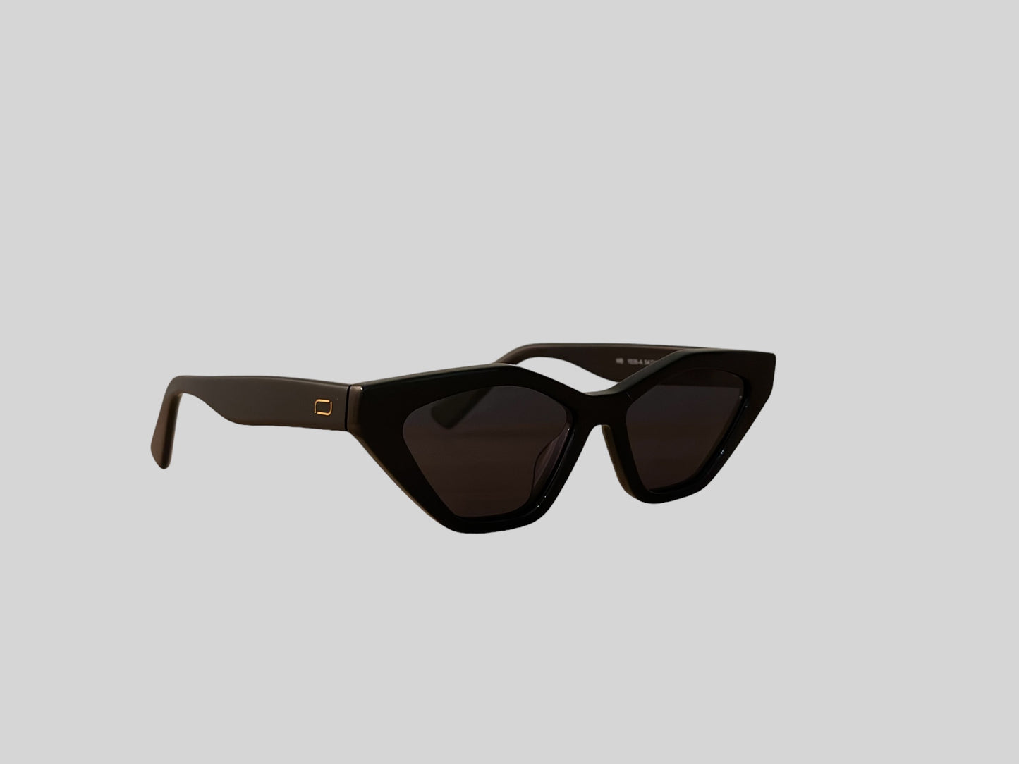 Serena Cat Eye Polarised Acetate Sunglasses Black