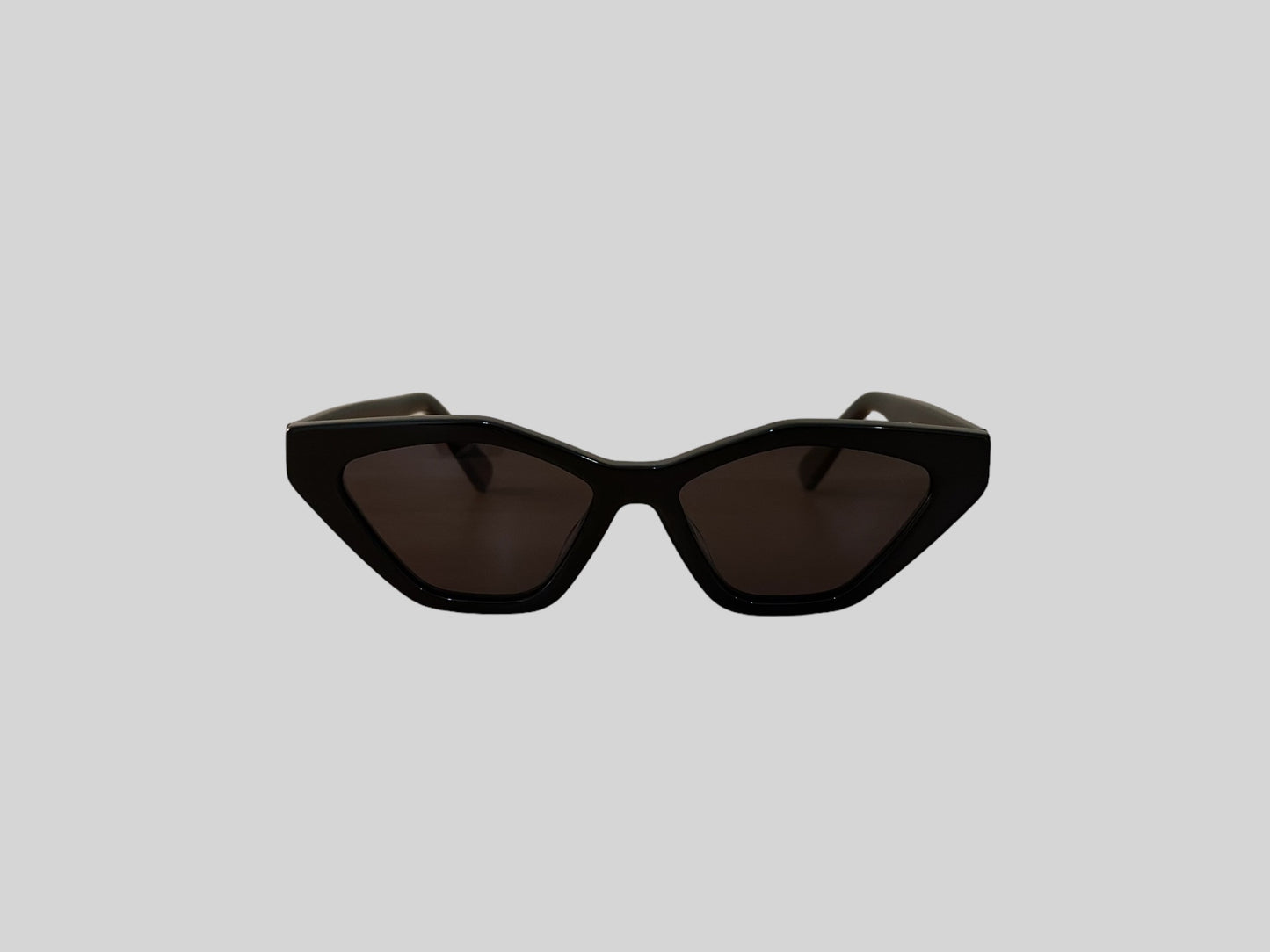 Serena Cat Eye Polarised Acetate Sunglasses Black