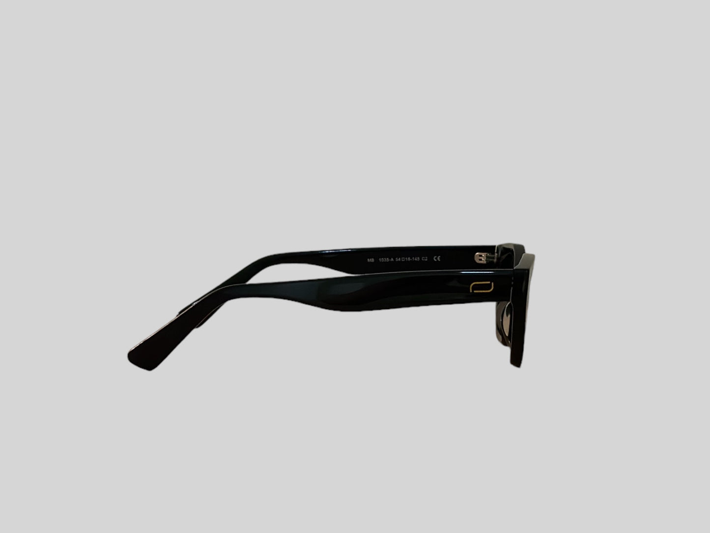 Serena Cat Eye Polarised Acetate Sunglasses Black