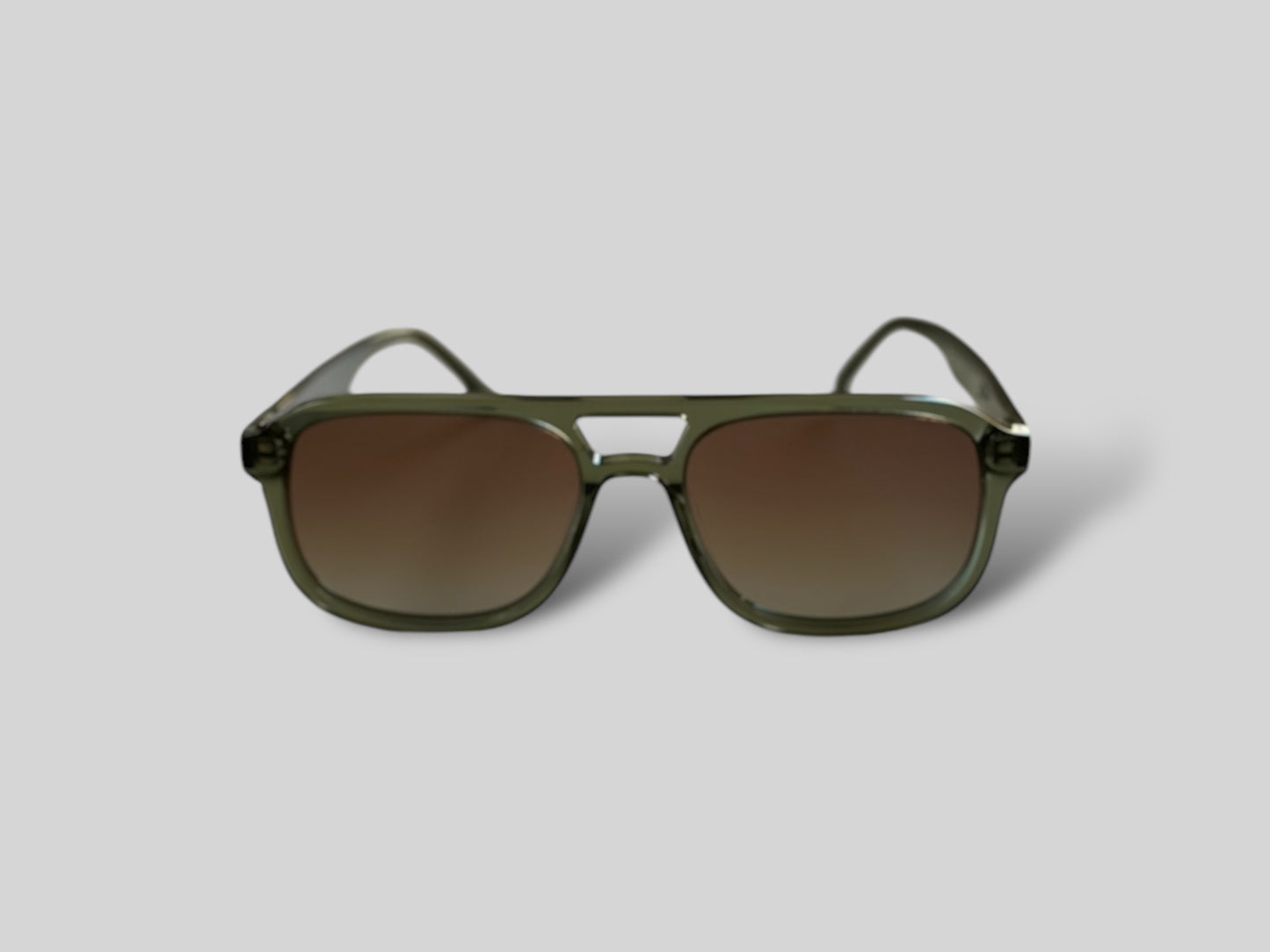 Lottie Aviator Polarised Acetate Sunglasses Green