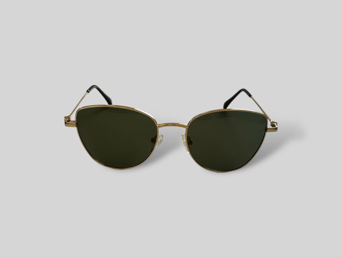 Gigi Metal Frame Cat Eye Sunglasses Gold