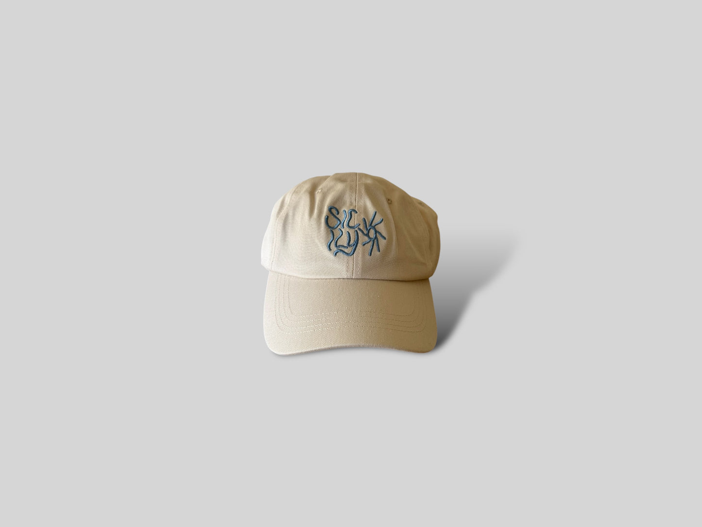 Sicily Sun Embroidered Cap Cream