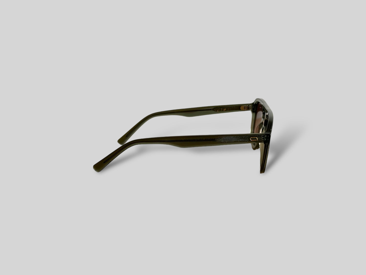 Lottie Aviator Polarised Acetate Sunglasses Green