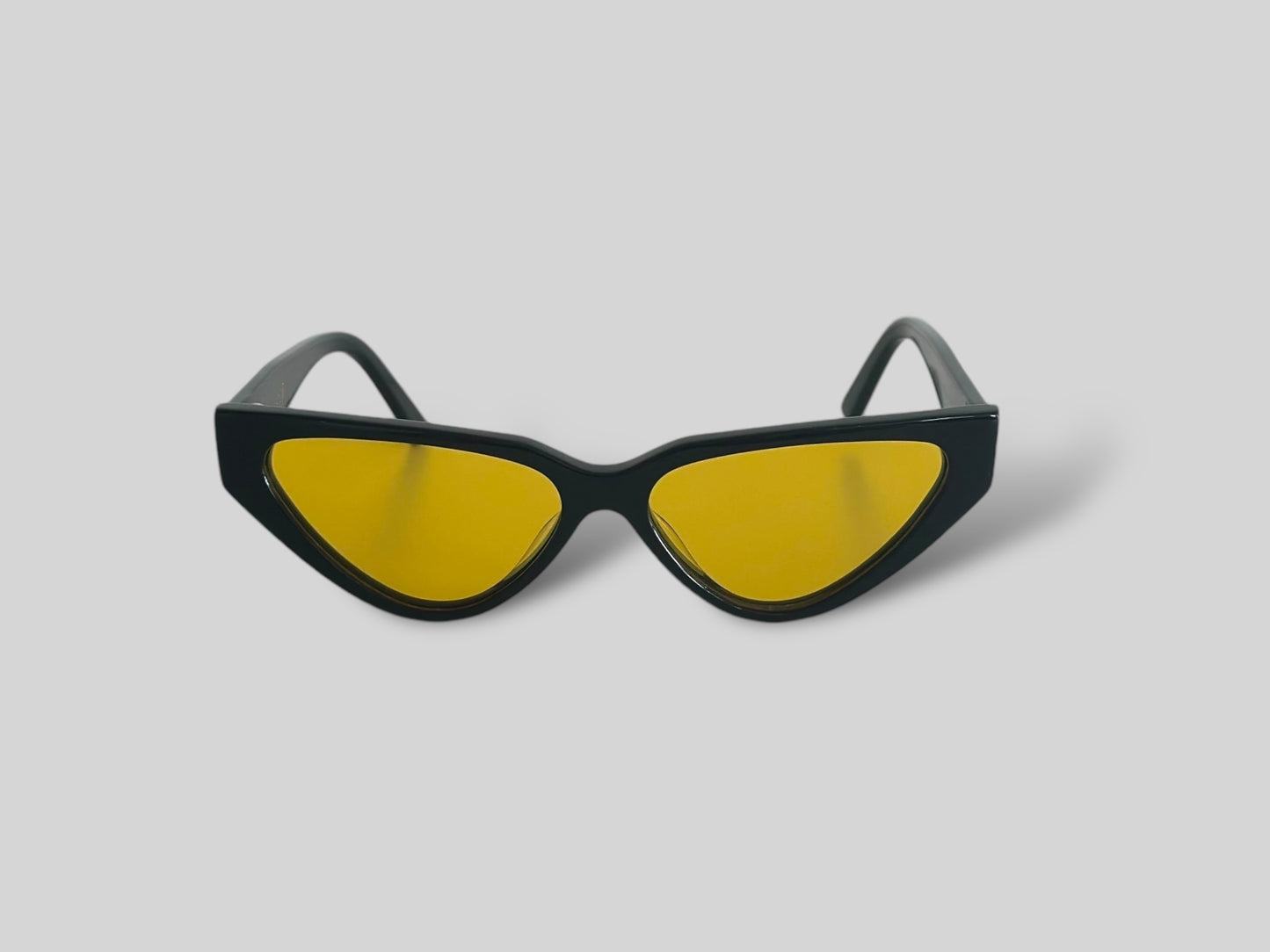 Luna Cat Eye Polarised Acetate Sunglasses Black
