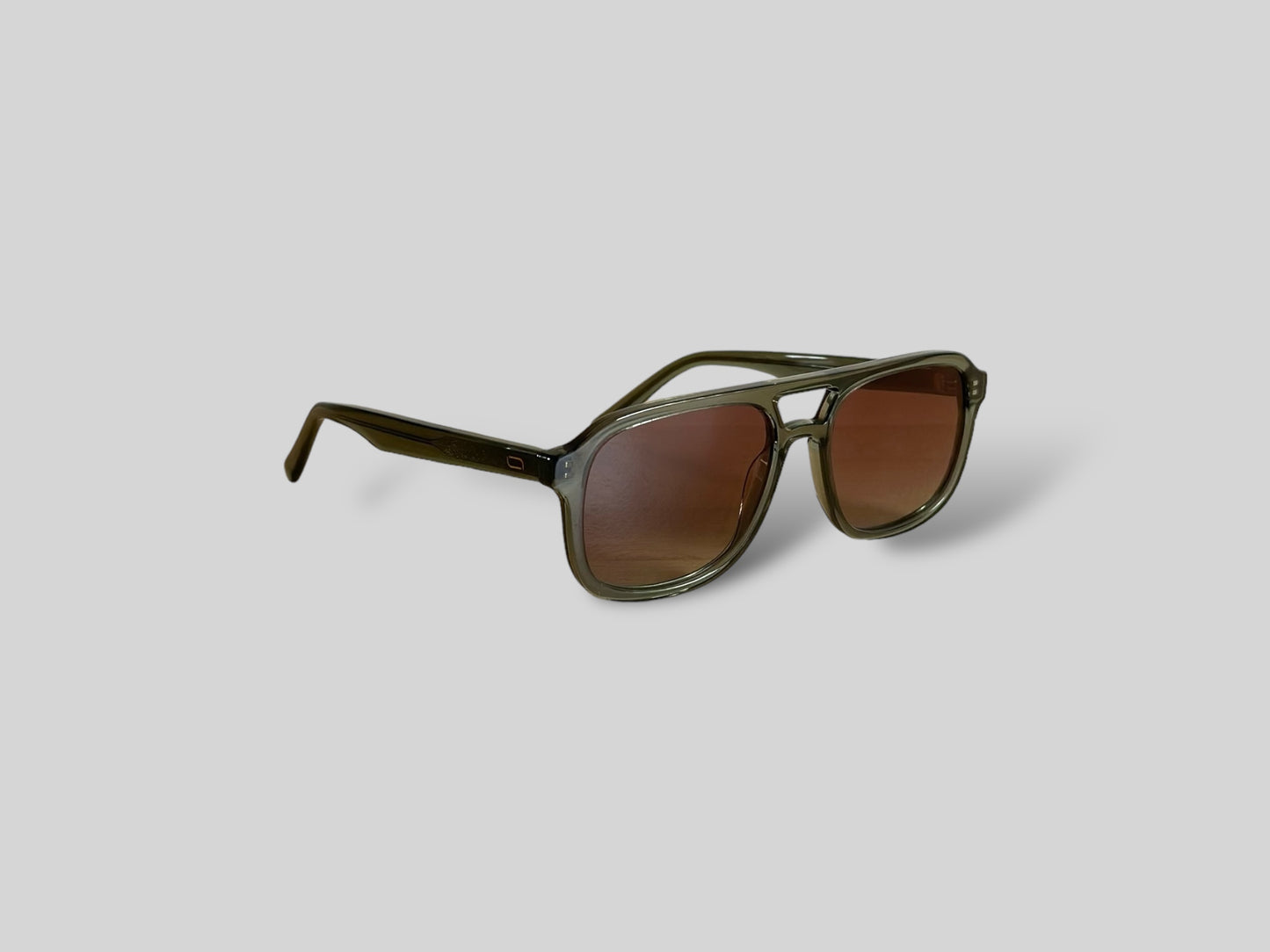 Lottie Aviator Polarised Acetate Sunglasses Green