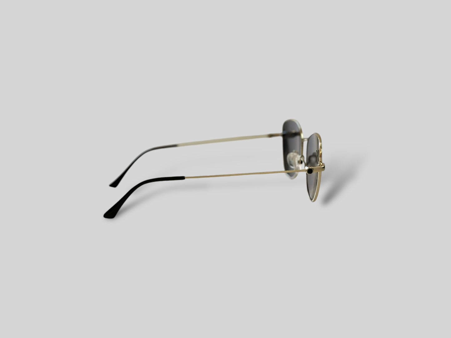 Gigi Metal Frame Cat Eye Sunglasses Silver