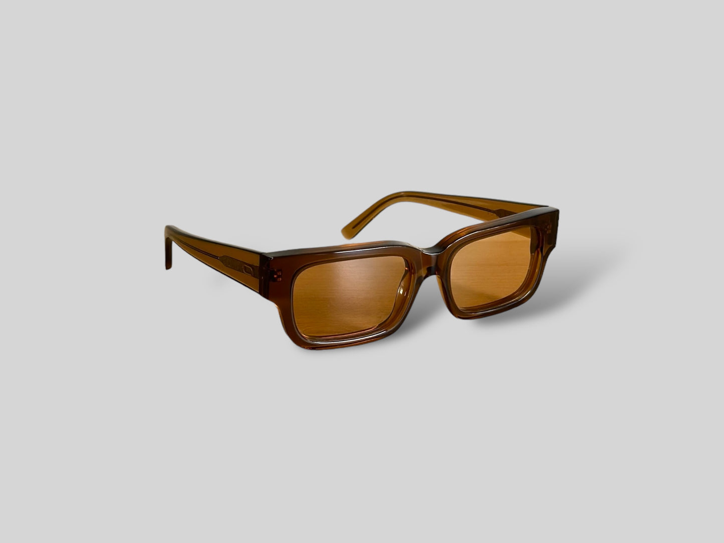 Enzo Polarised Acetate Sunglasses Brown