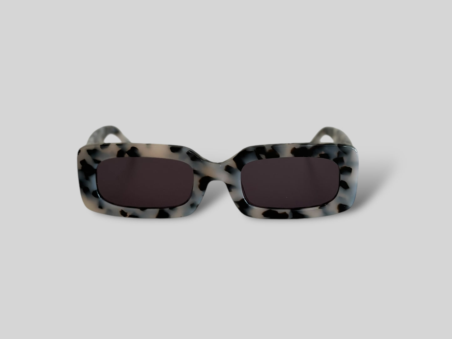Lydia Rectangular Acetate Sunglasses Light Tort