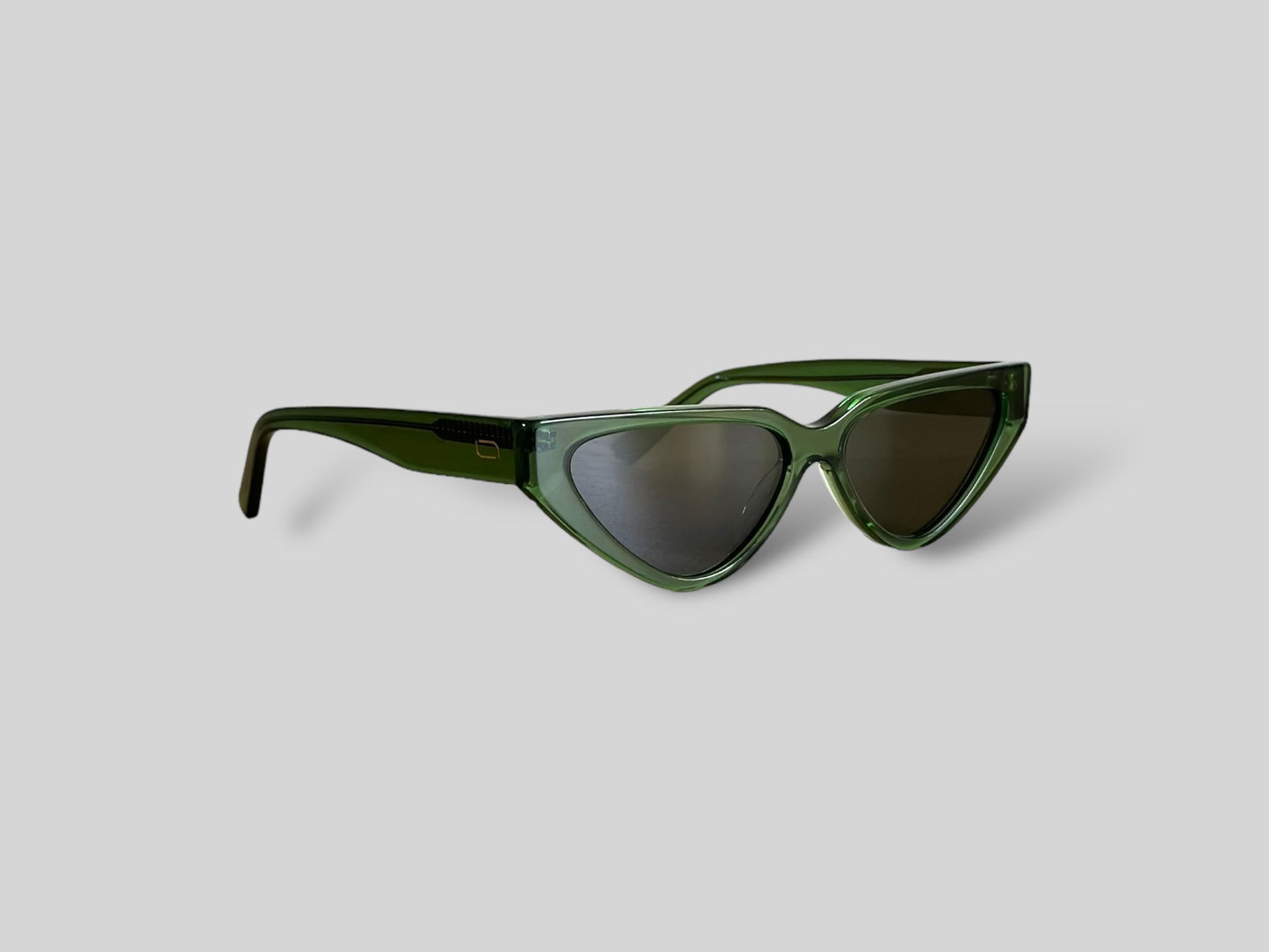 Luna Cat Eye Polarised Acetate Sunglasses Green