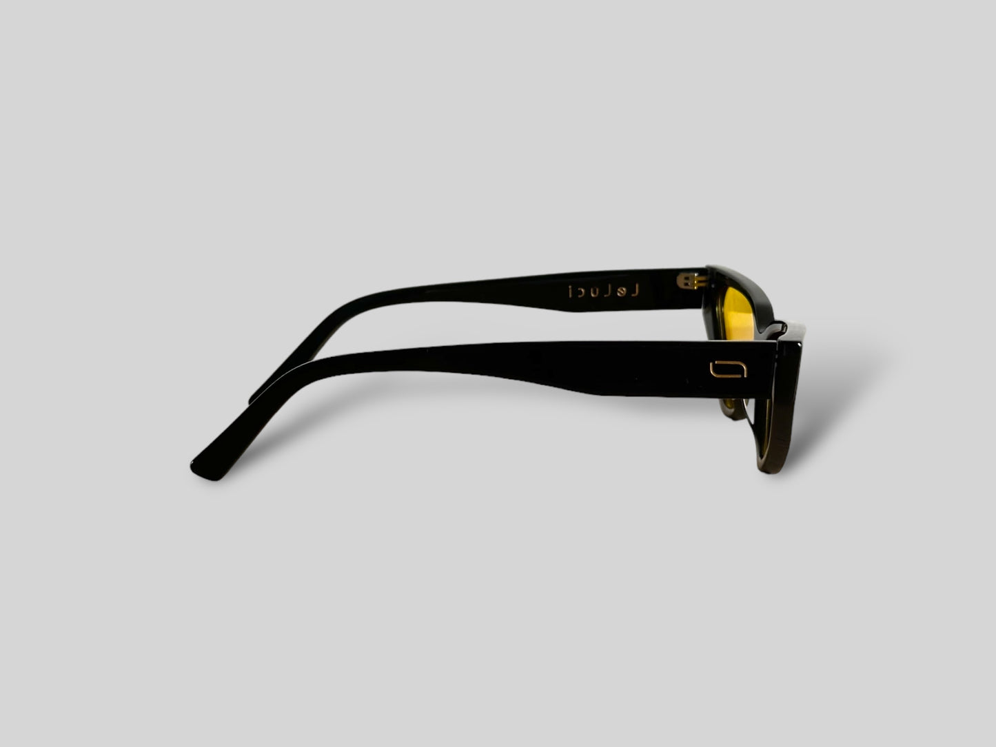 Luna Cat Eye Polarised Acetate Sunglasses Black