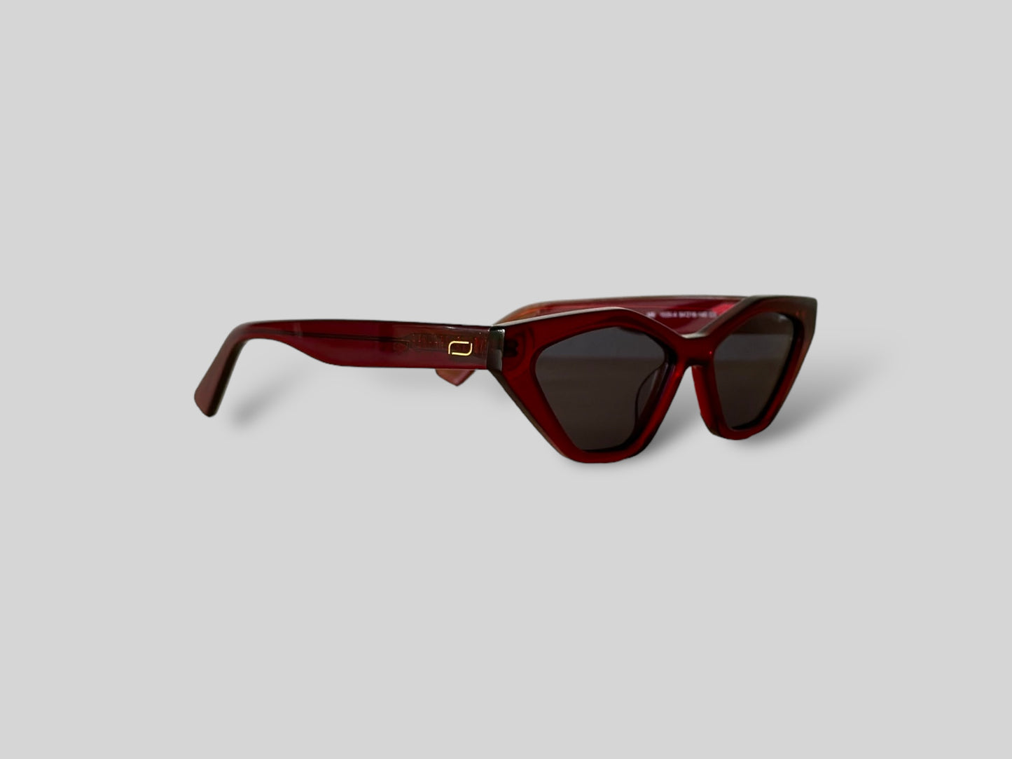 Serena Cat Eye Polarised Acetate Sunglasses Red