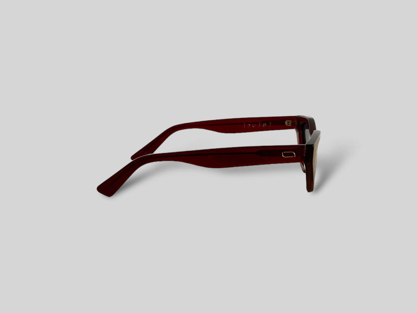 Serena Cat Eye Polarised Acetate Sunglasses Red