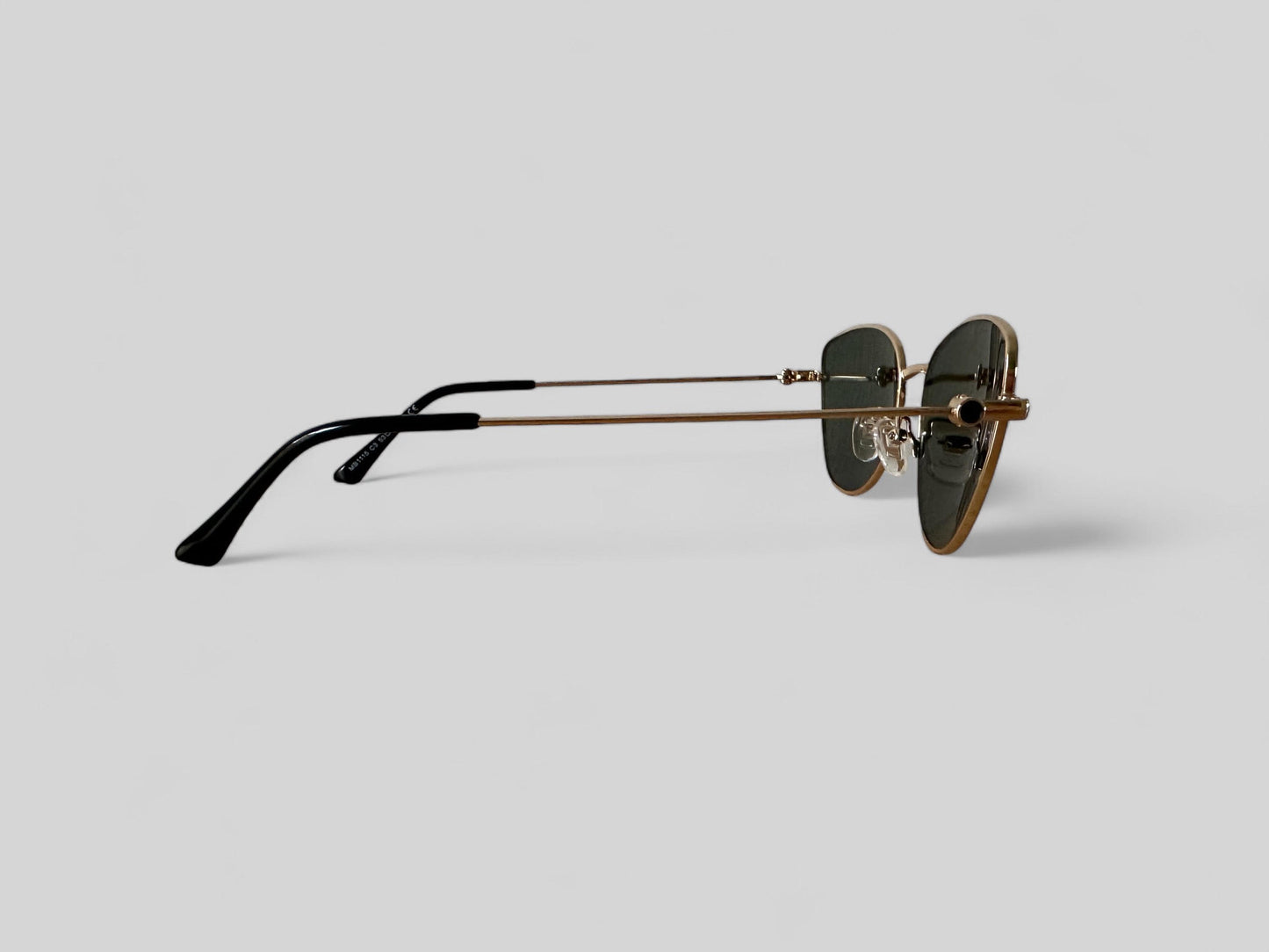Gigi Metal Frame Cat Eye Sunglasses Gold