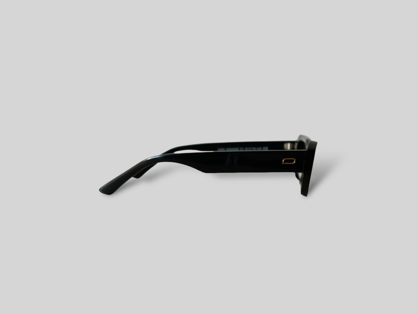 Sofia Black Cat Eye Acetate Polarised Sunglasses Side
