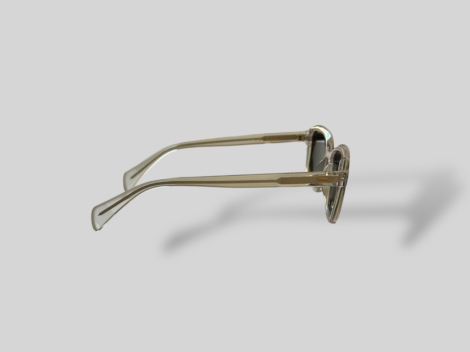 Bailey Clear Round Polarised Sunglasses Side Straight 