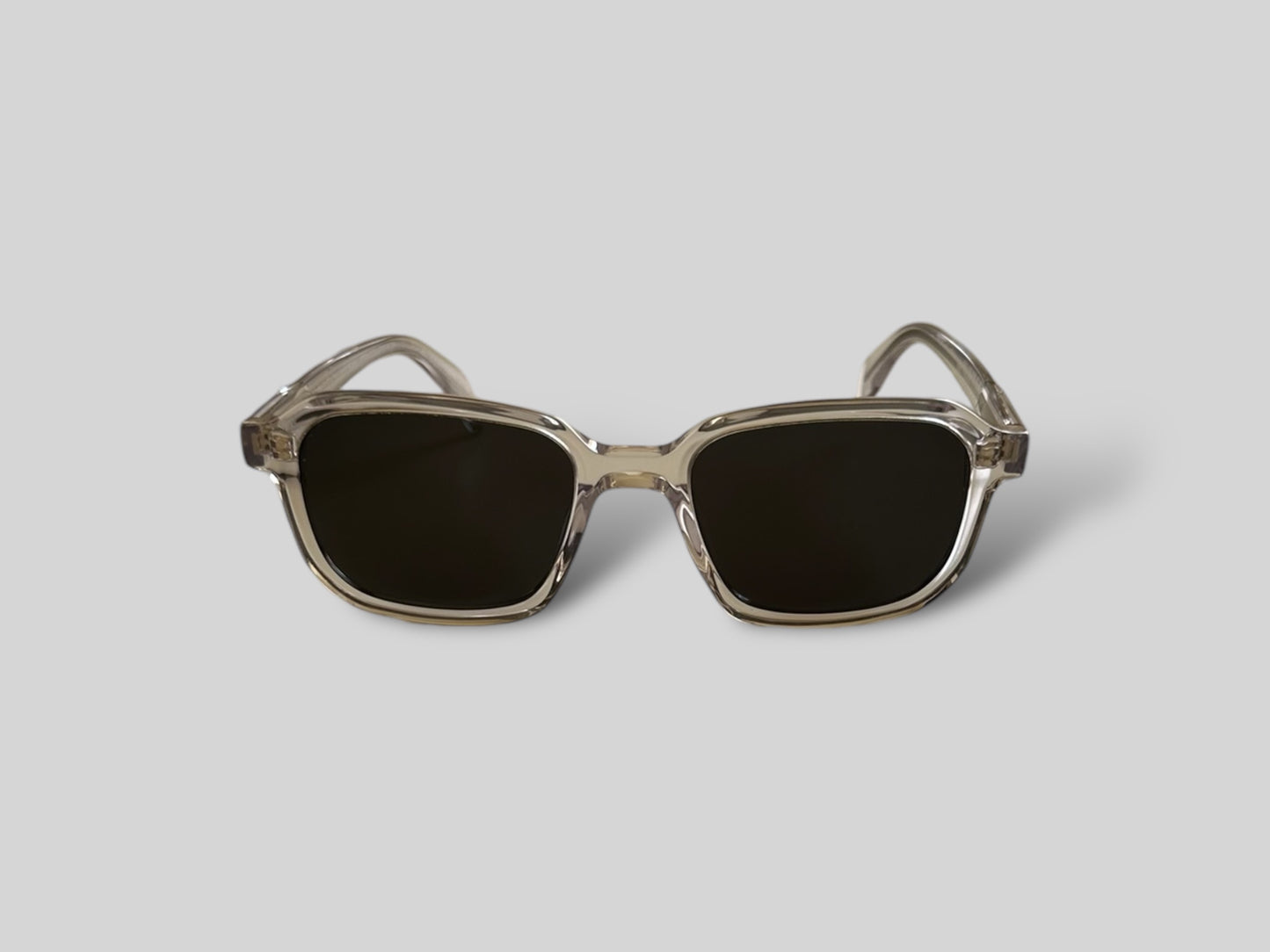 Jordi Polarised Acetate Sunglasses Clear