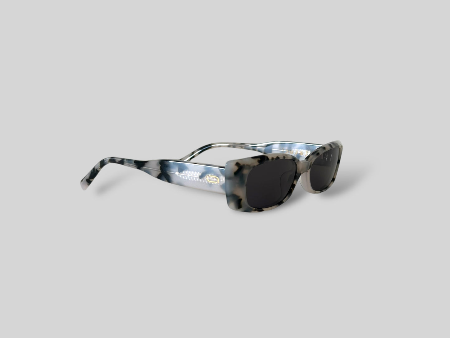Rata Rectangular Polarised Acetate Sunglasses Tort