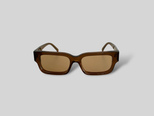 Enzo Polarised Acetate Sunglasses Brown