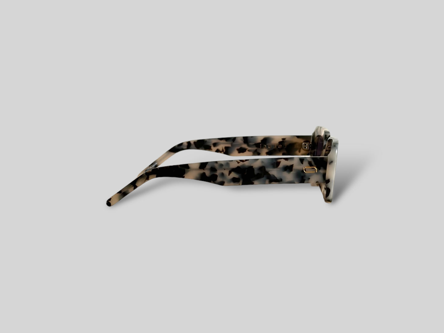 Lydia Rectangular Acetate Sunglasses Light Tort